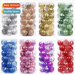 decoration PET ball transparent hand 6cm Christmas