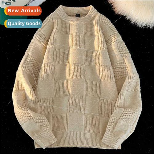 Sweater men 2023 fall nd Harajuku wind Korean ins HK pullove