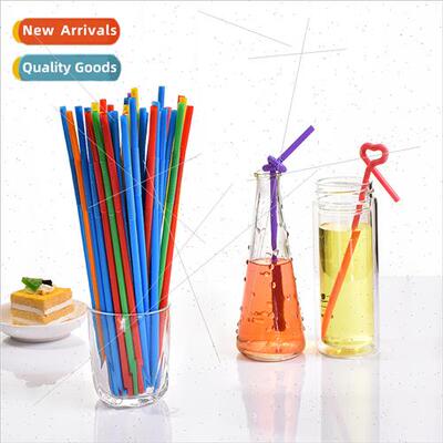 100 colorful disposable straws star colored paper juice drin