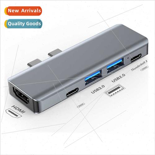 Usb expander HUB适用macbook pro huawei cell phone 5 in 1 typ