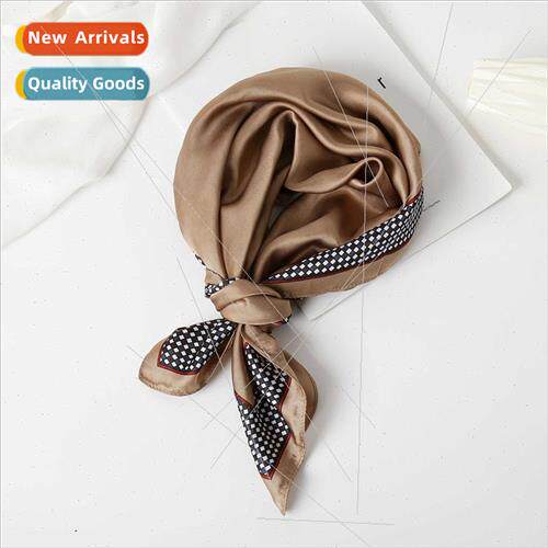 Spring Autumn small silk scarf female new Korean  70 small s