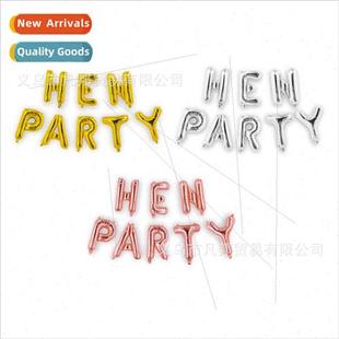 Decoration Balloon Bachelorette HEN Scene inch Let Party