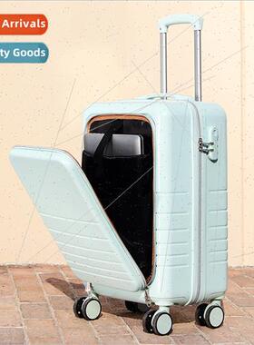 Front opening lid trolley case 20 inch universal wheel sucas