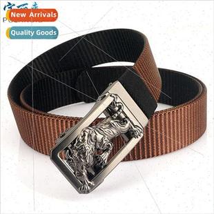 buckle double nylon rotary bel color automatic two New sided