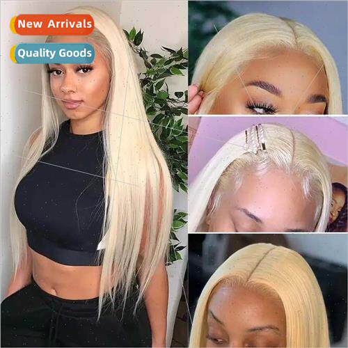 Europe fashion light blonde wig African lace 13*4 lace long