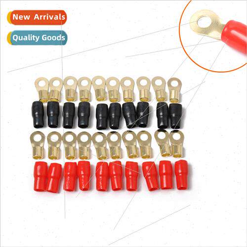 Car Audio Modification Round Brass Terminal Block 4GA Set