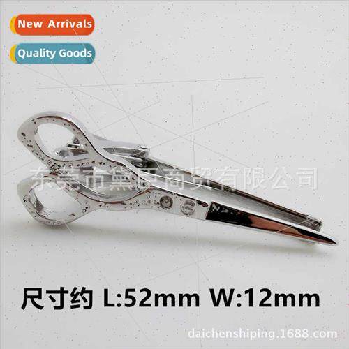 Cufflinks lver Copper Scissors Shape Tie Clip Fun Tools Tie
