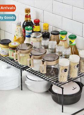 Retractable Iron Kchen Shelf Cabinet Dish Organizer Bathroom