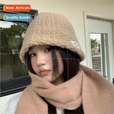 Autumn winter woolen cap ear protection versatile cap letter