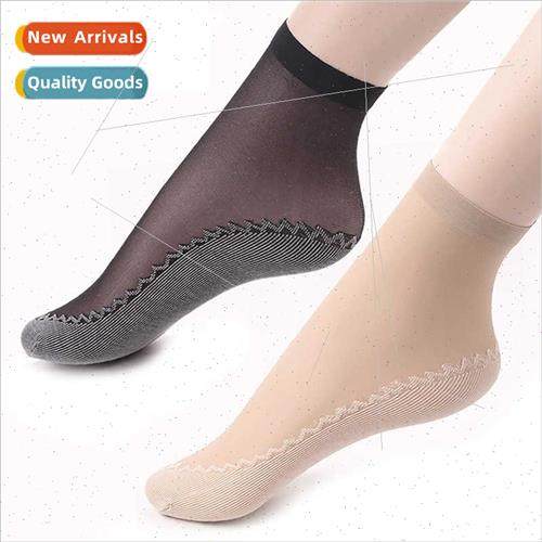 second generation new cotton bottom steel wire short stockin