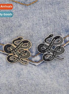 creative brooch Do no harm Take No American students mantra