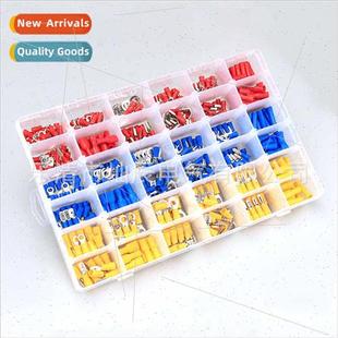 540pcs Boxed Quick Cold Wire Terminals Disconnect Pressed