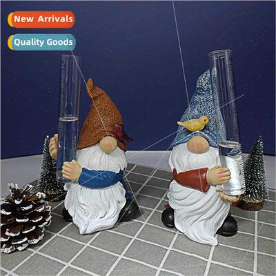 Dwarf Rainber Faceless Gnome Elf Ornament Outdoor Garden Pat