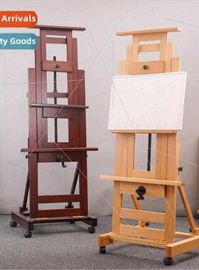 Floor standing oil painting easel single hcrank easel can be