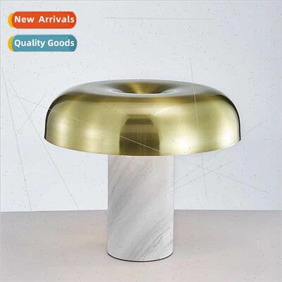 -modern light luxury marble table lamp designer model house
