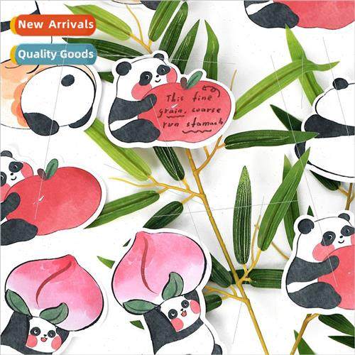 Panda ball sticky note Cute animal childrens memo message no