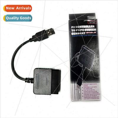 PS2 controller to PC computer USB adapter/cable/head PS2 con