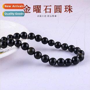 bracelet diy necklace jewelry bea Obsidian accessories beads