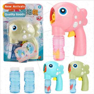 Children leisure bubble toys manual bubble blowing gun mengm