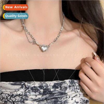 Spice Girls Thorns Heart Necklace Women che Collarbone Chain