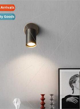 Modern light luxury all copper wall lamp bedroom bedside des