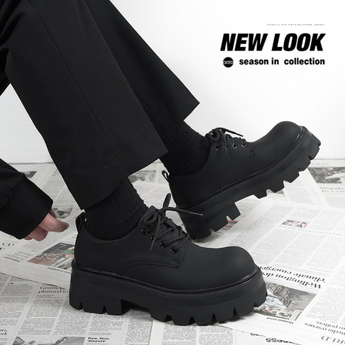 简梵登厚底增高7cm德比鞋男款