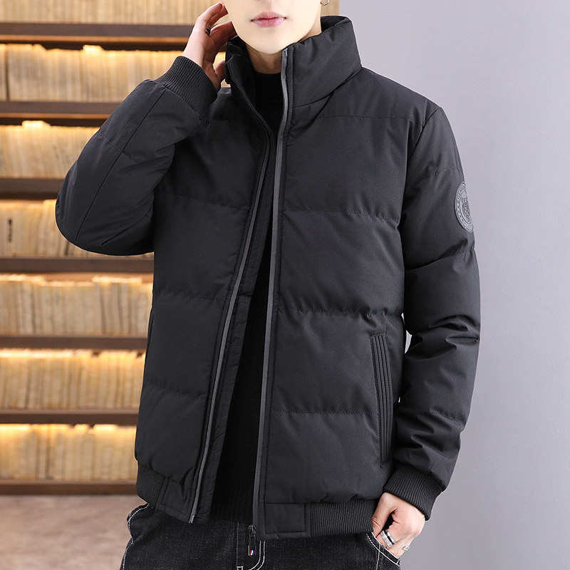 品牌清仓羽绒棉服男士秋冬季加厚保暖立领休闲修身潮棉衣外套防寒