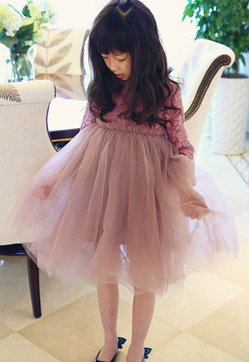 Robe enfant en mélange - Ref 2043548 Image 5