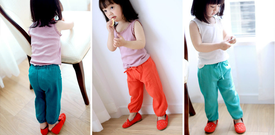 Pantalon fille en CVC - Ref 2062625 Image 5