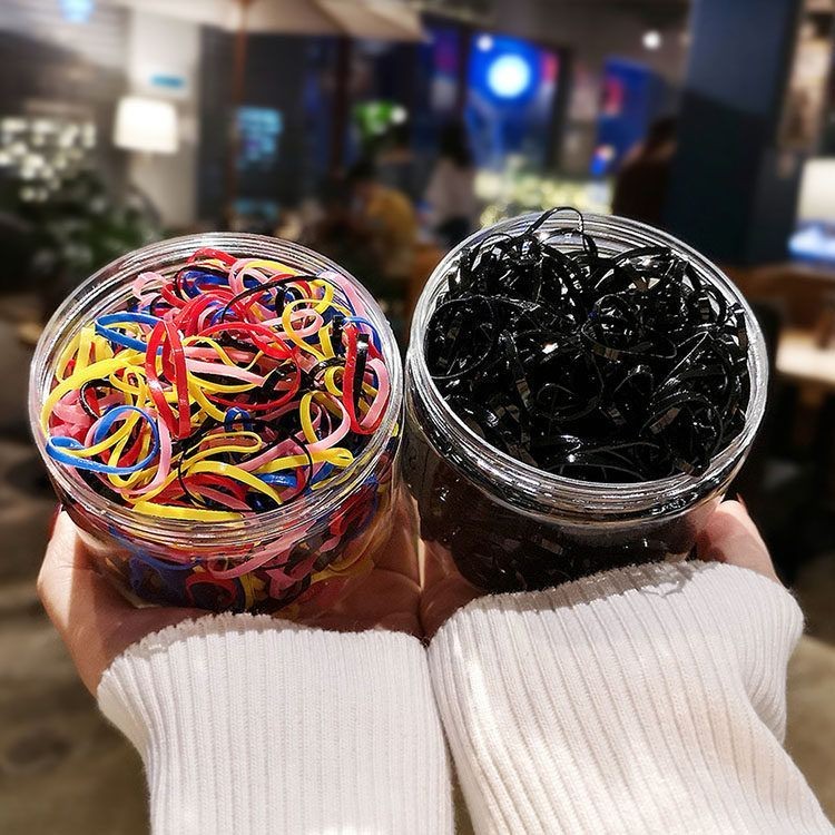 彩色一次性小皮筋头绳2025新款