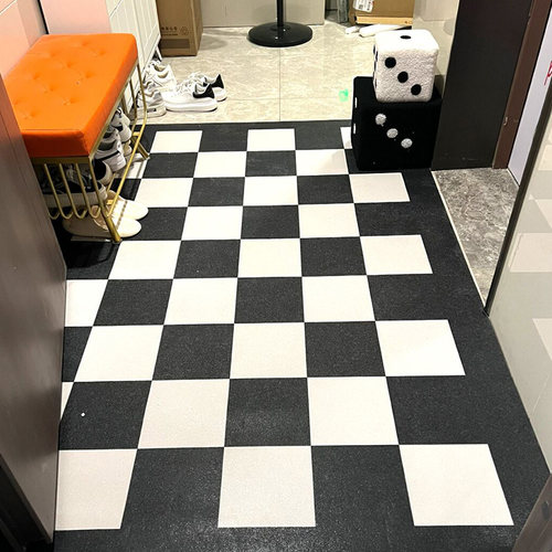 Pu皮革免洗可擦拭入口Pvc入口门垫耐污定制切割防滑脚入口家毯