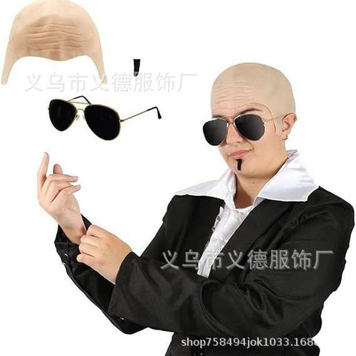 新款 万圣节头皮超人派对儿童红色系绳披风面具手套袜子腰带套装