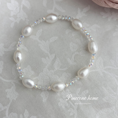 Pinecone home·原创【简单点】天然珍珠手链女简约ins风百搭