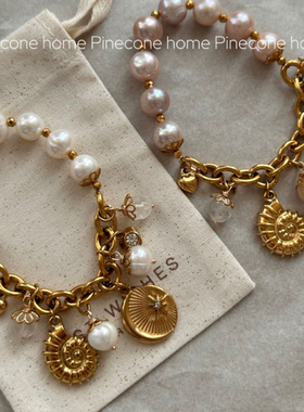Pinecone home·小众定制【向阳而生】vintage欧美流苏珍珠手链