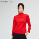 三粒扣烟管领针织衫 VIVIAN 新款 中式 LIU薇薇安刘 R2347305秋女装