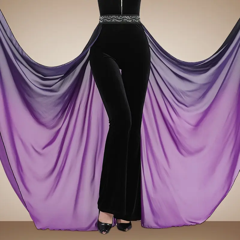 现代舞腰封腰带腰饰走秀飘纱