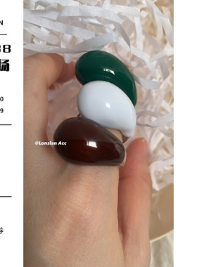 LonslanAcc琉璃重工质感食指戒指