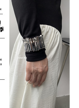 LonslanAcc不规则小众开口手镯