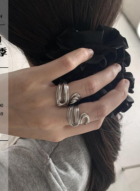 LONSLANACC缠绕线条戒指组合