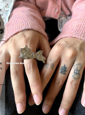 LonslanAcc大蝴蝶结吸睛指环