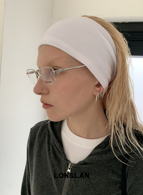 LONSLAN ACC 早秋运动感ins简约宽版发带头箍吸汗透气时尚配饰