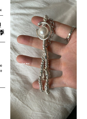 other合金女珍珠拼接项链