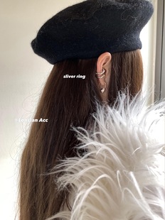 男女同款 Lonslan 耳夹 简约小众质感金属双层开口无耳洞款 ACC