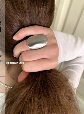 LONSLANACC切片重工做旧银戒指