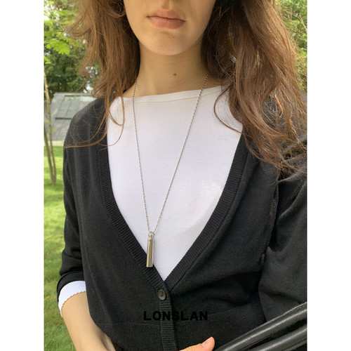 LONSLAN ACC个性街头设计感极简风百搭简约毛衣链