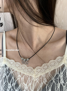 LONSLAN星星吊坠T恤项链