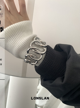 LONSLANACC金属手镯银色
