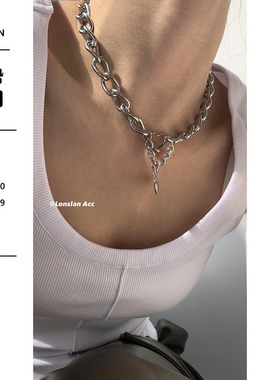 LONSLANACC重工爱心质感项链