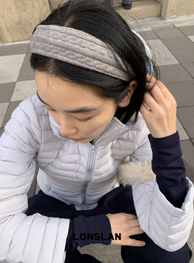 LONSLAN 25AW 12.8 NEW气质秋冬麻花编织宽版发箍时尚头箍