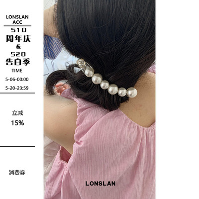 LONSLANACC复古珍珠发夹